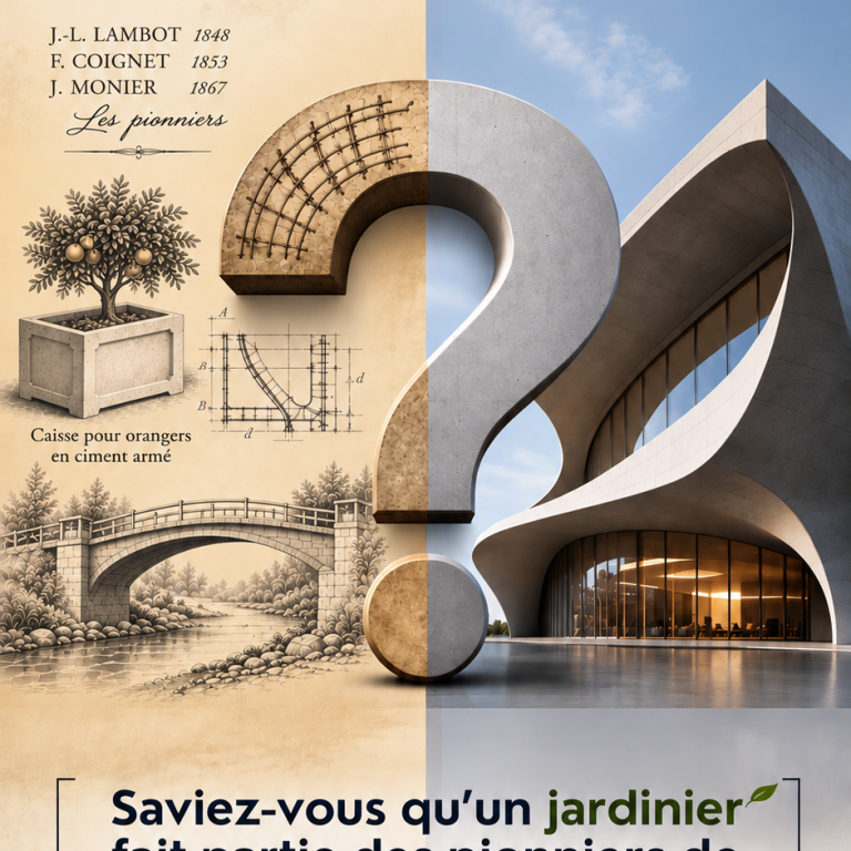 Joseph Monier, le jardinier qui a armé le béton